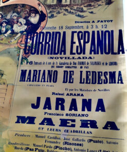 affiche ancienne arenes de beziers