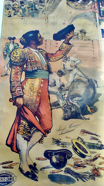 corrida beziers affiche tauromachie arenes de beziers