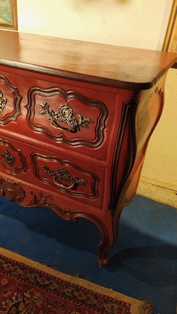 commode ancienne meuble patiné