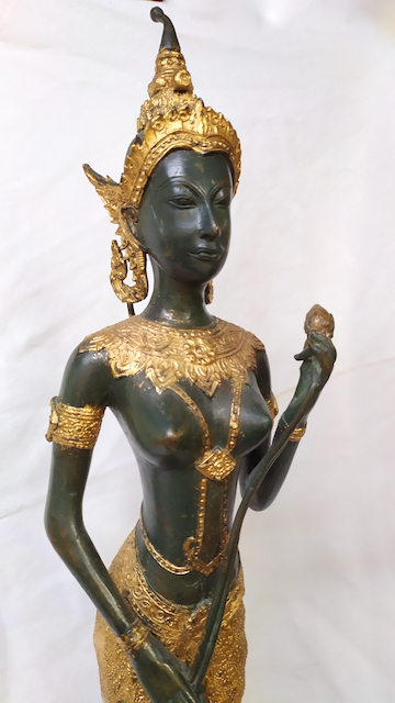 Statue en bronze thai bronze orient