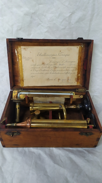 objet scientifique ebullioscope l.levesque