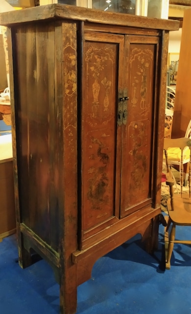 buffet chinois deux portes petite armoire chinoise