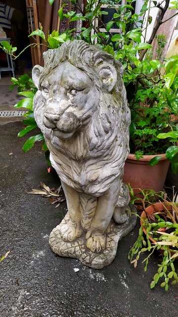 moulage lion ciment statue lion