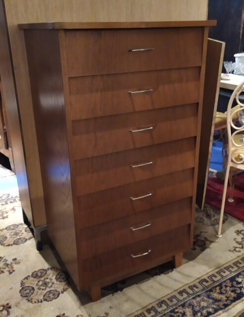 mobilier années 60 semainier vintage