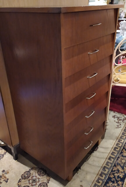 semainier style vintage meuble annees 60