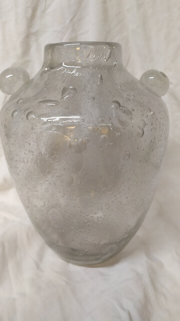 verre bulle art deco vase art deco schneider