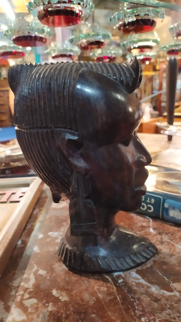 buste feminin bois art afrique