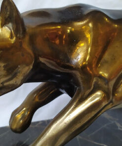 lionne sculpture art deco
