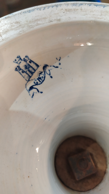 vases paire faience de gien faience de gien