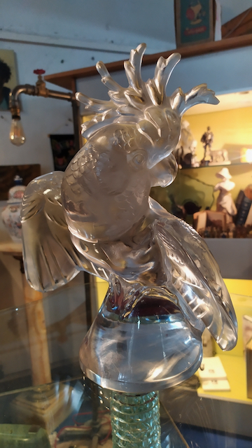 lalique cacatoes cacatoes cristal lalique