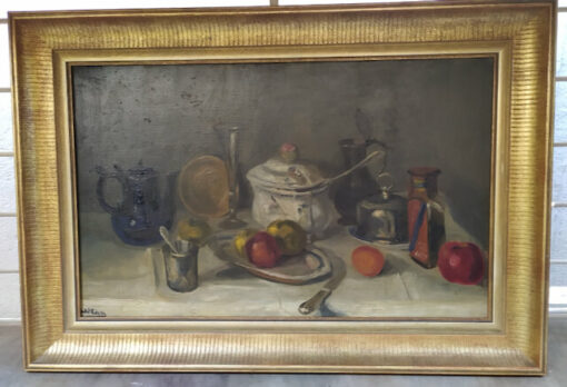 huile sur toile nature morte