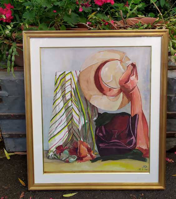 gouache aquarelle années 40