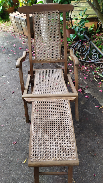 chaise longue ancienne chaise longue paquebot