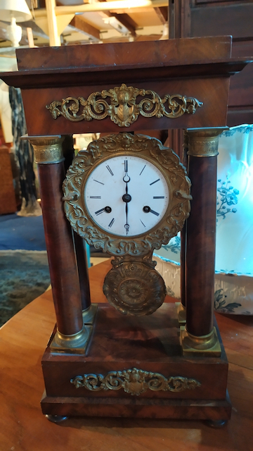 pendule ancienne pendule portique epoque XIXème