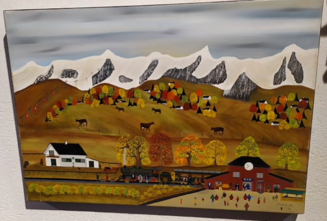 peinture naive tableau youn braz
