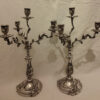 Candélabres Métal Argenté